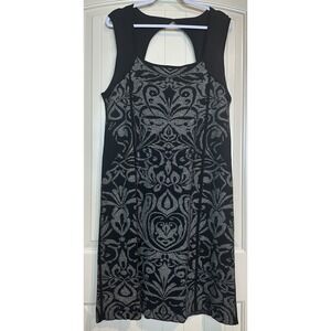 Lane Bryant Collection Black Gold Metallic Sweater Dress sz 18 NWT $118 Holiday